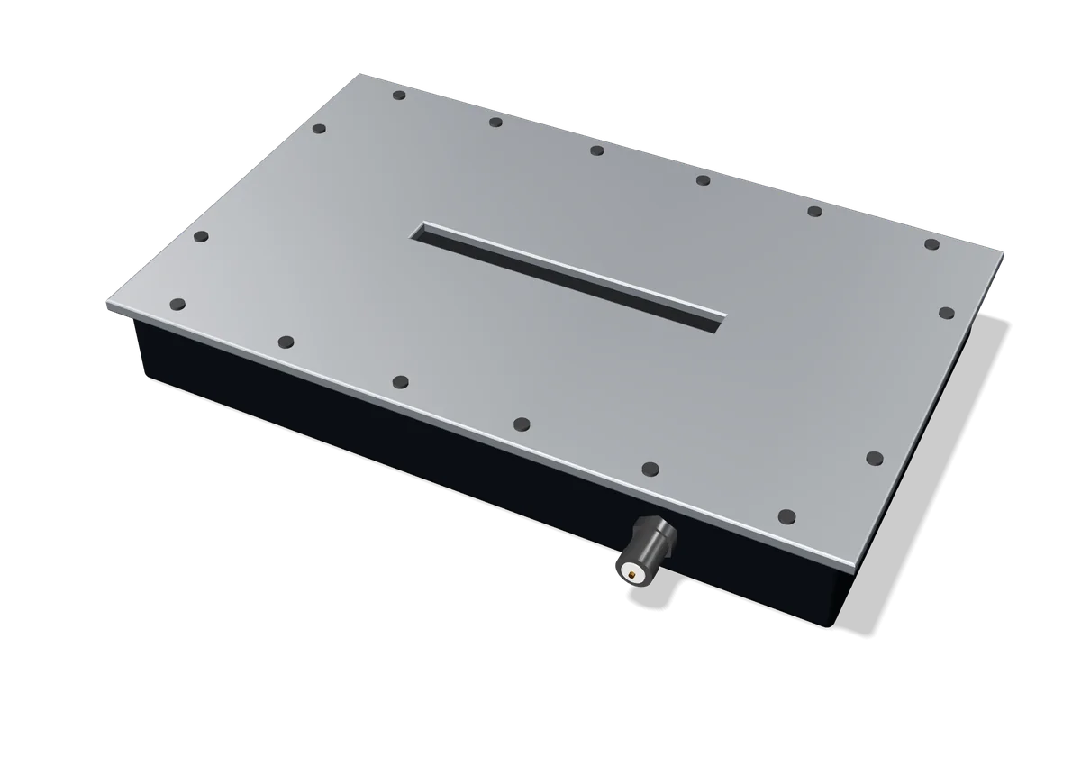 3D render of slot antenna